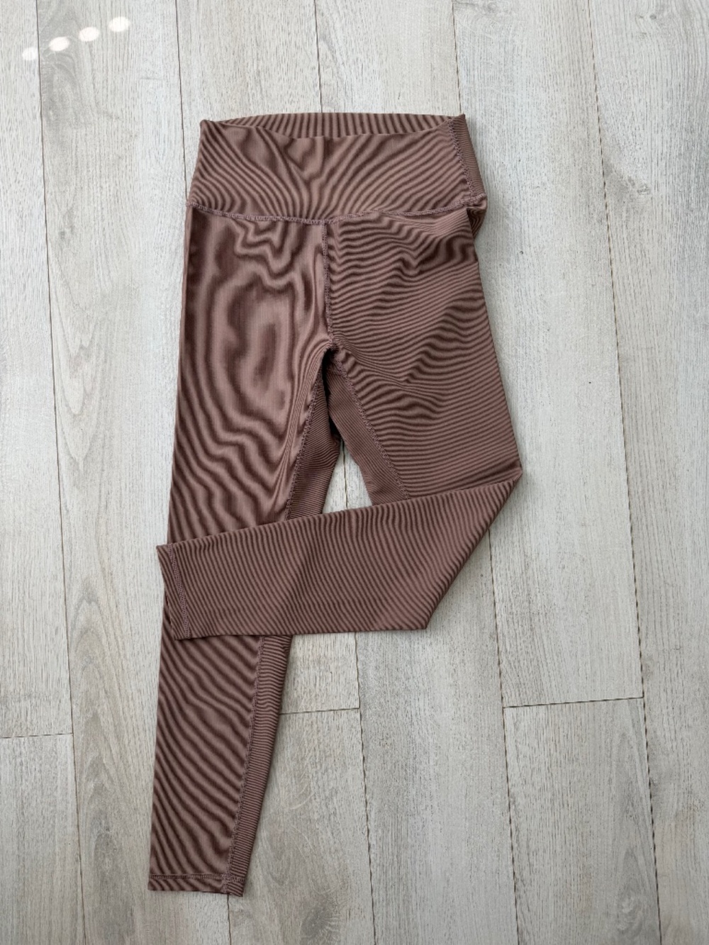 All Fenix - Mauve Ribbed Leggings